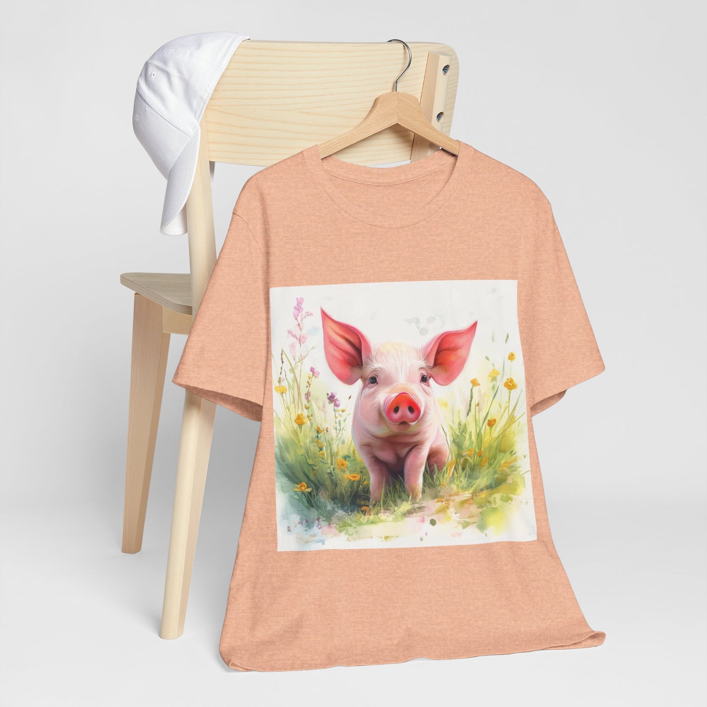 Playful Piglet Unisex Jersey Short Sleeve Tee