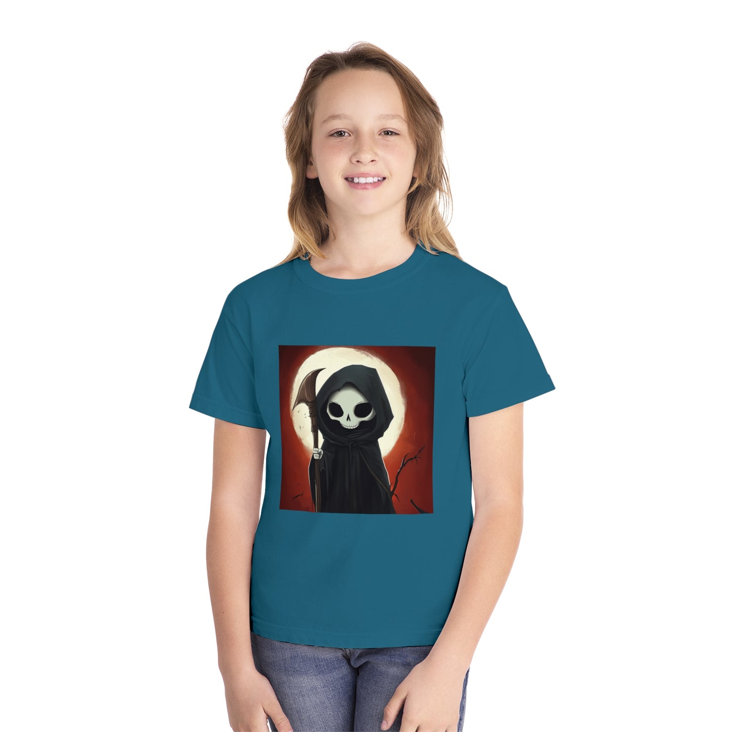 Cute Grim Reaper Youth Midweight Tee