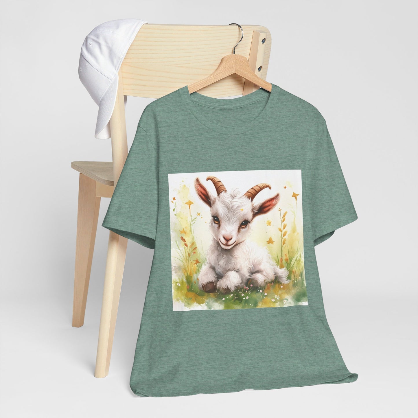 Cute Goat Unisex Jersey Short Sleeve Tee