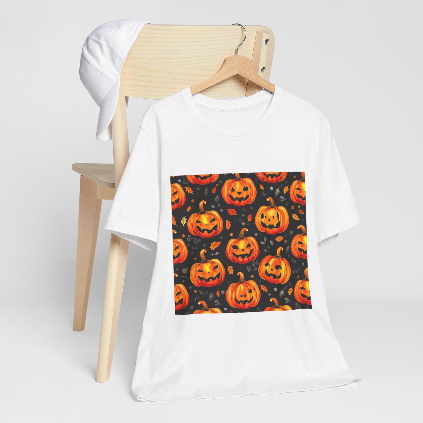 Cute Pumpkin Pattern Unisex Jersey Short Sleeve Tee