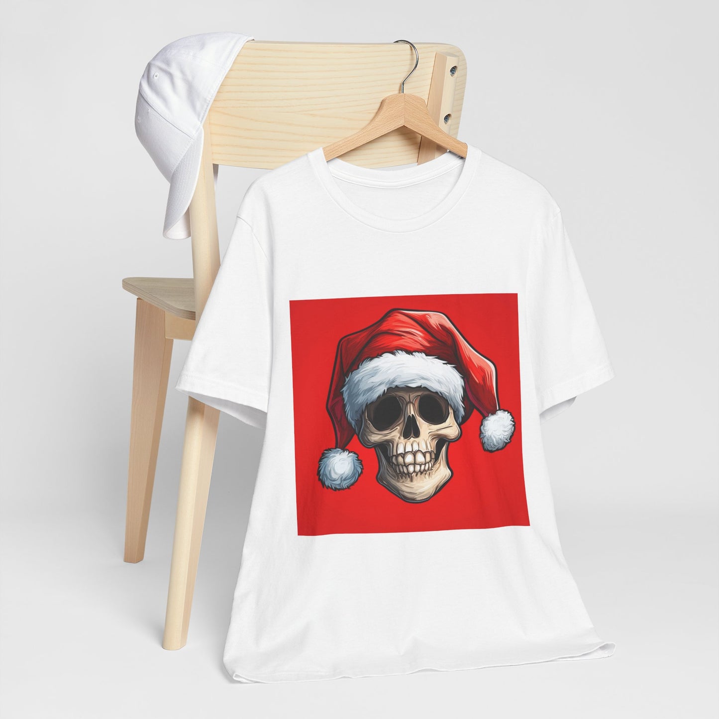 Spooky Jester Santa Skull