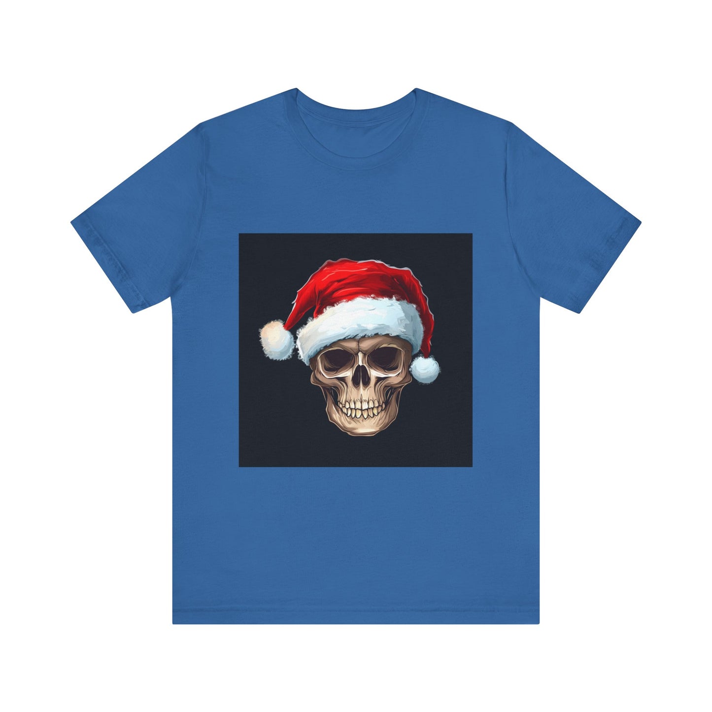 Santa Hat Skull Unisex Jersey Tee