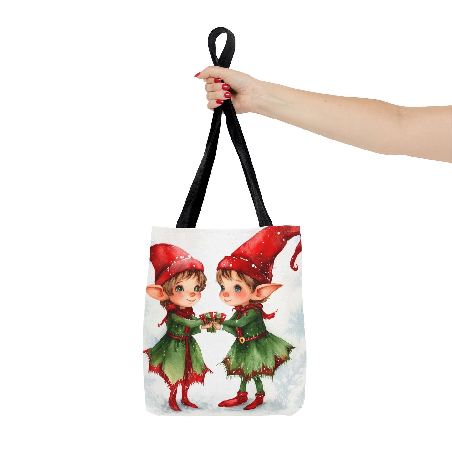 Cute Elves Tote Bag (AOP)