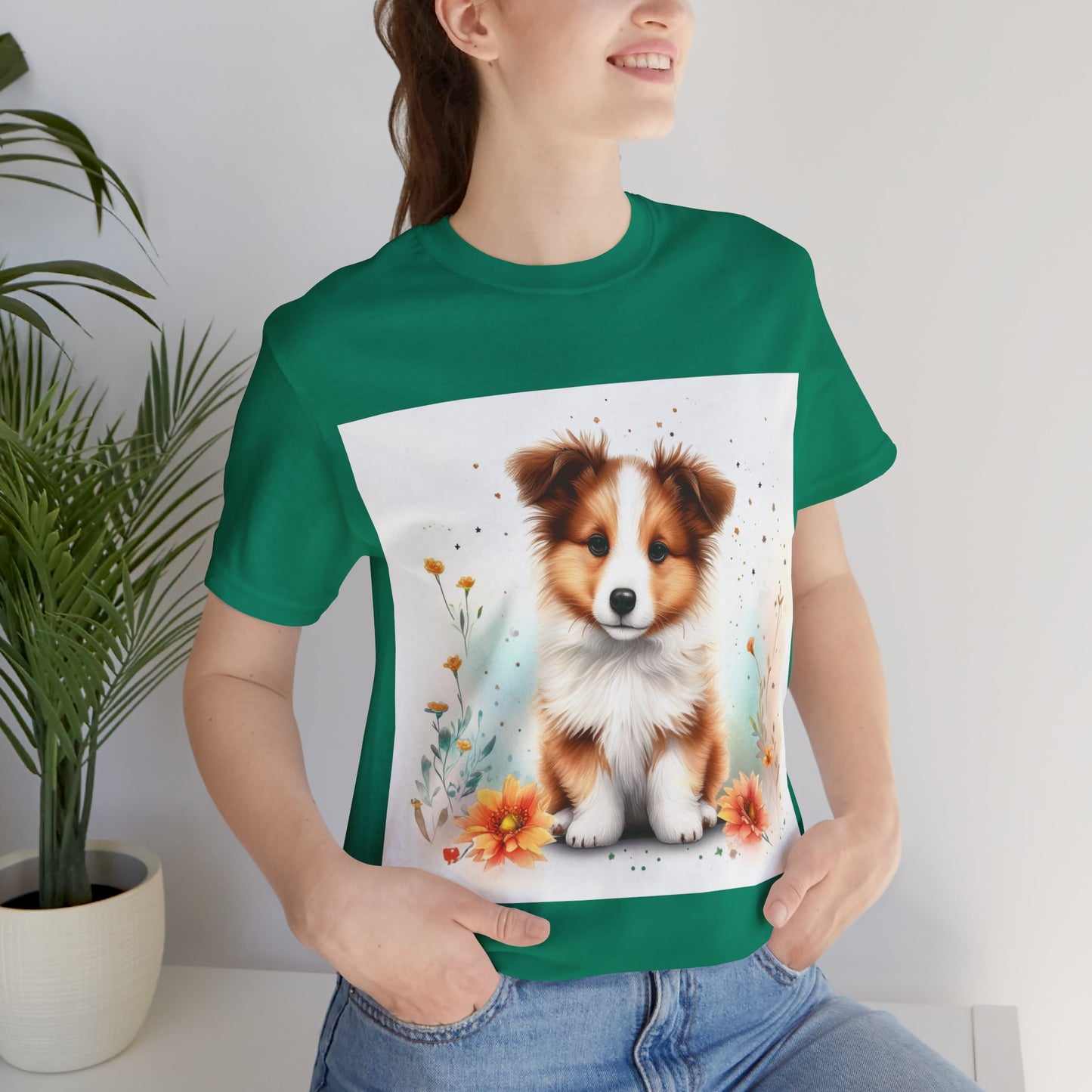 Shetland Sheepdog Unisex Jersey Short Sleeve Tee