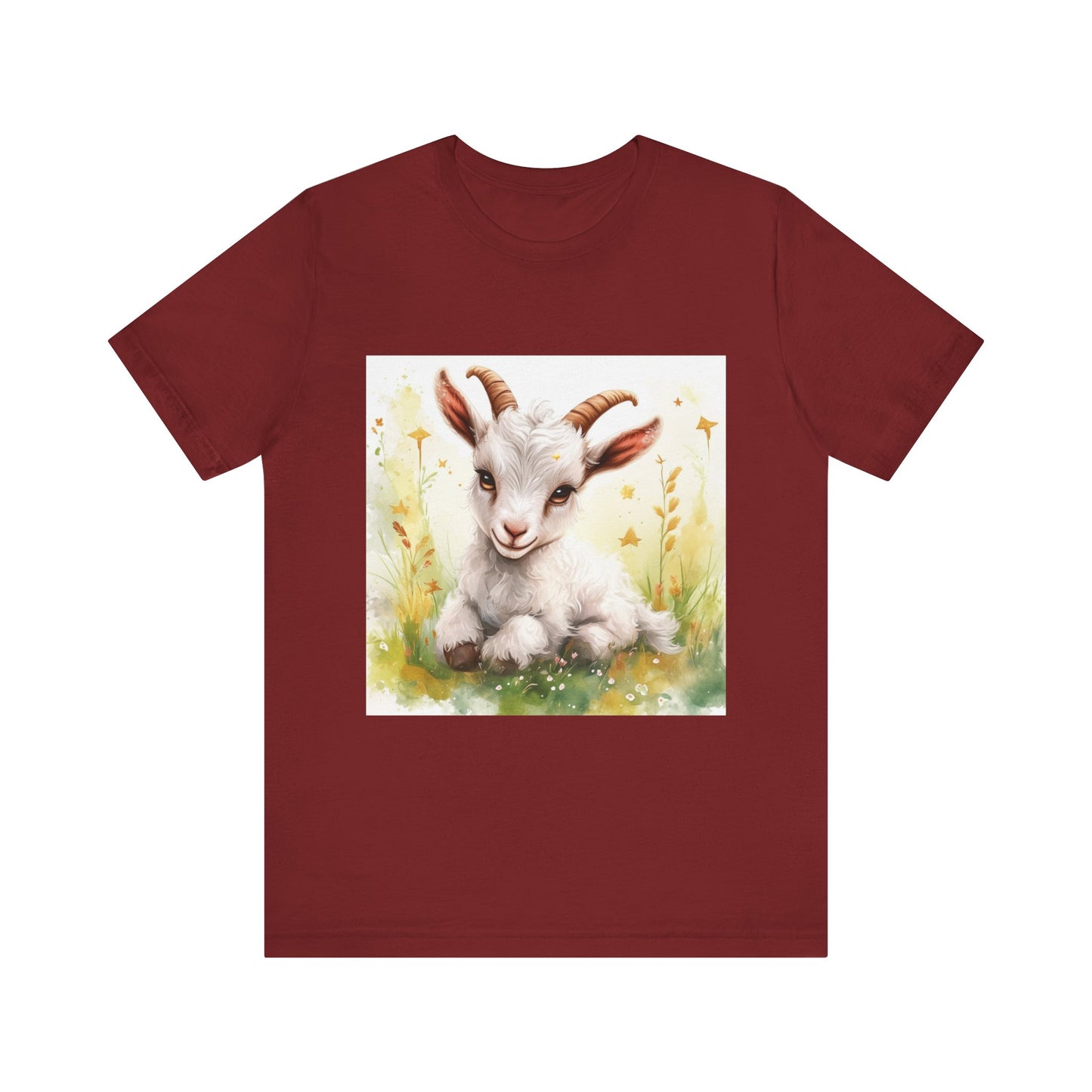 Cute Goat Unisex Jersey Short Sleeve Tee