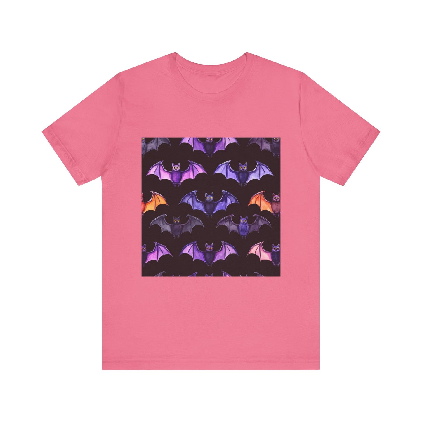 Cute Bat Pattern Unisex Jersey Short Sleeve Tee