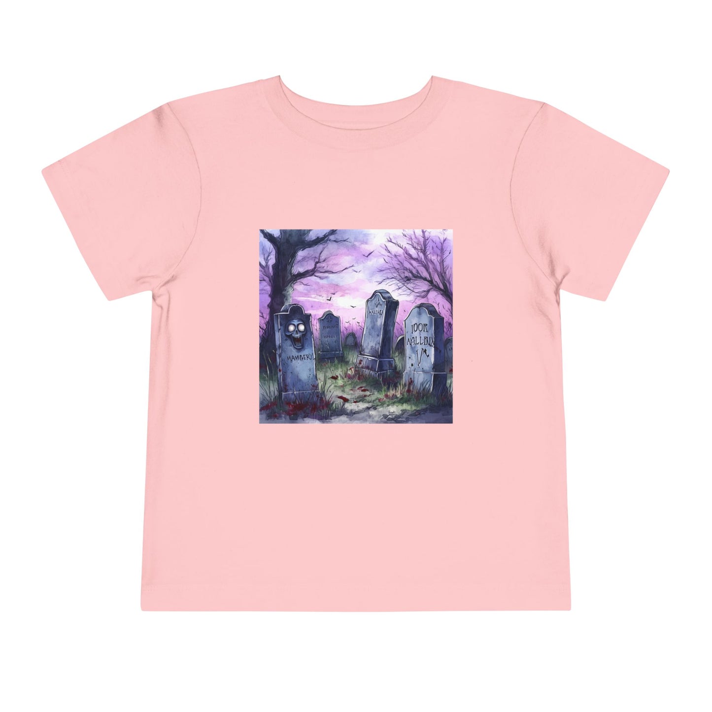 Purple Graveyard Toddler Short Sleeve Tee