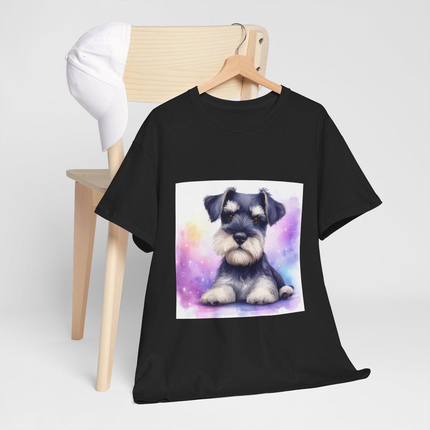 Schnauzer Puppy Unisex Heavy Cotton Tee