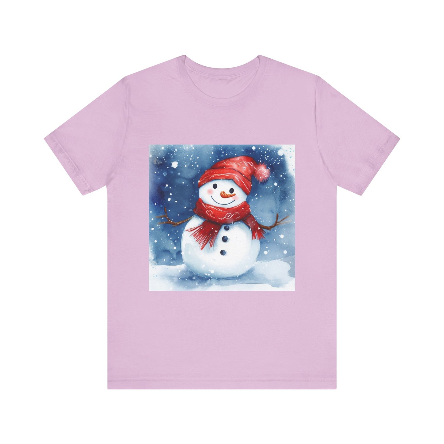 Adorable Snowman Unisex Jersey Short Sleeve Tee