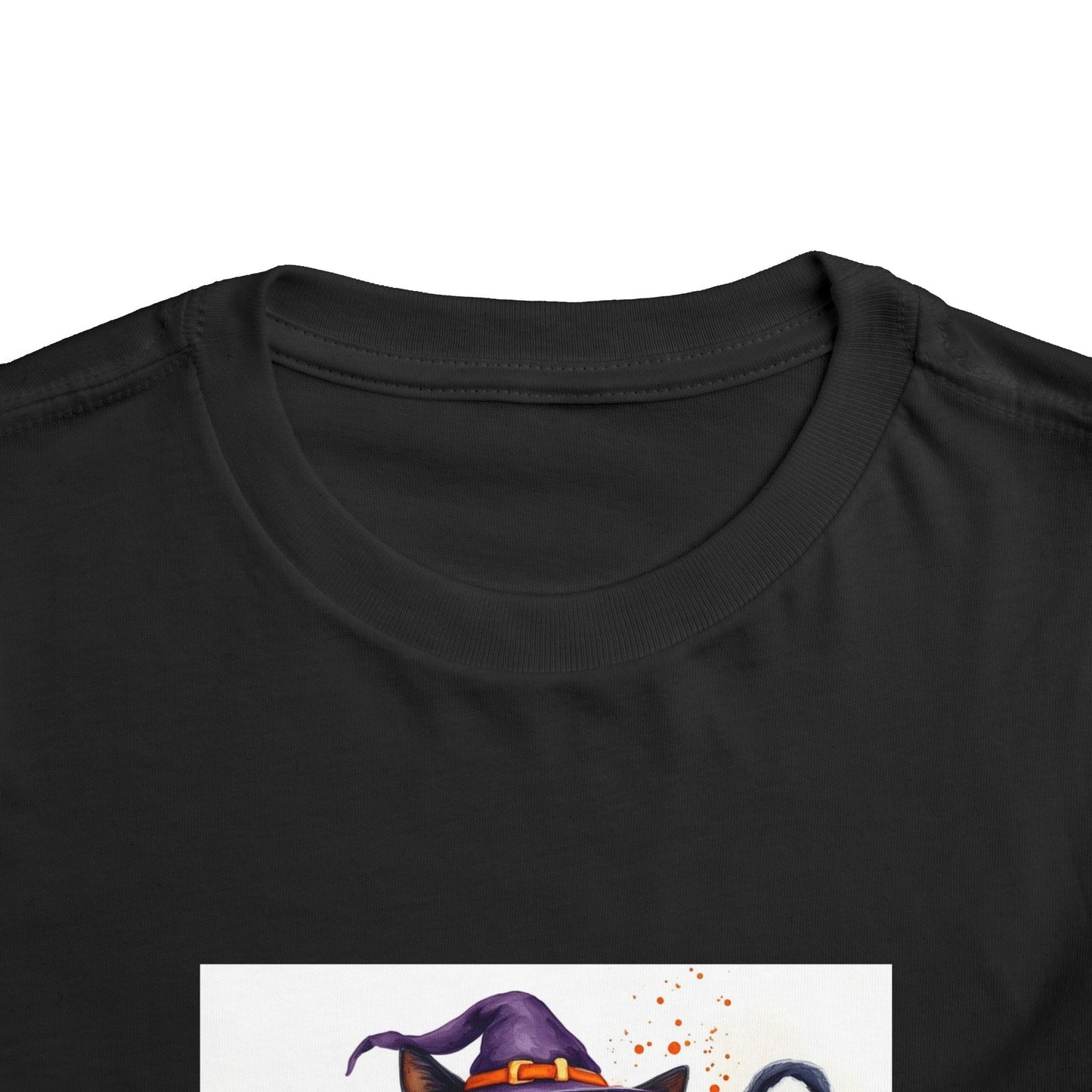 Halloween Cat Toddler Short Sleeve Tee