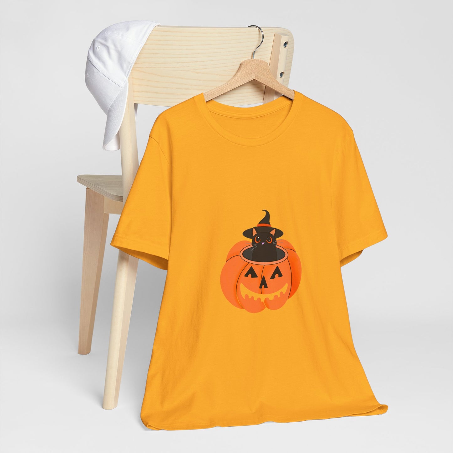 Cute Cat Halloween Unisex Jersey Short Sleeve Tee