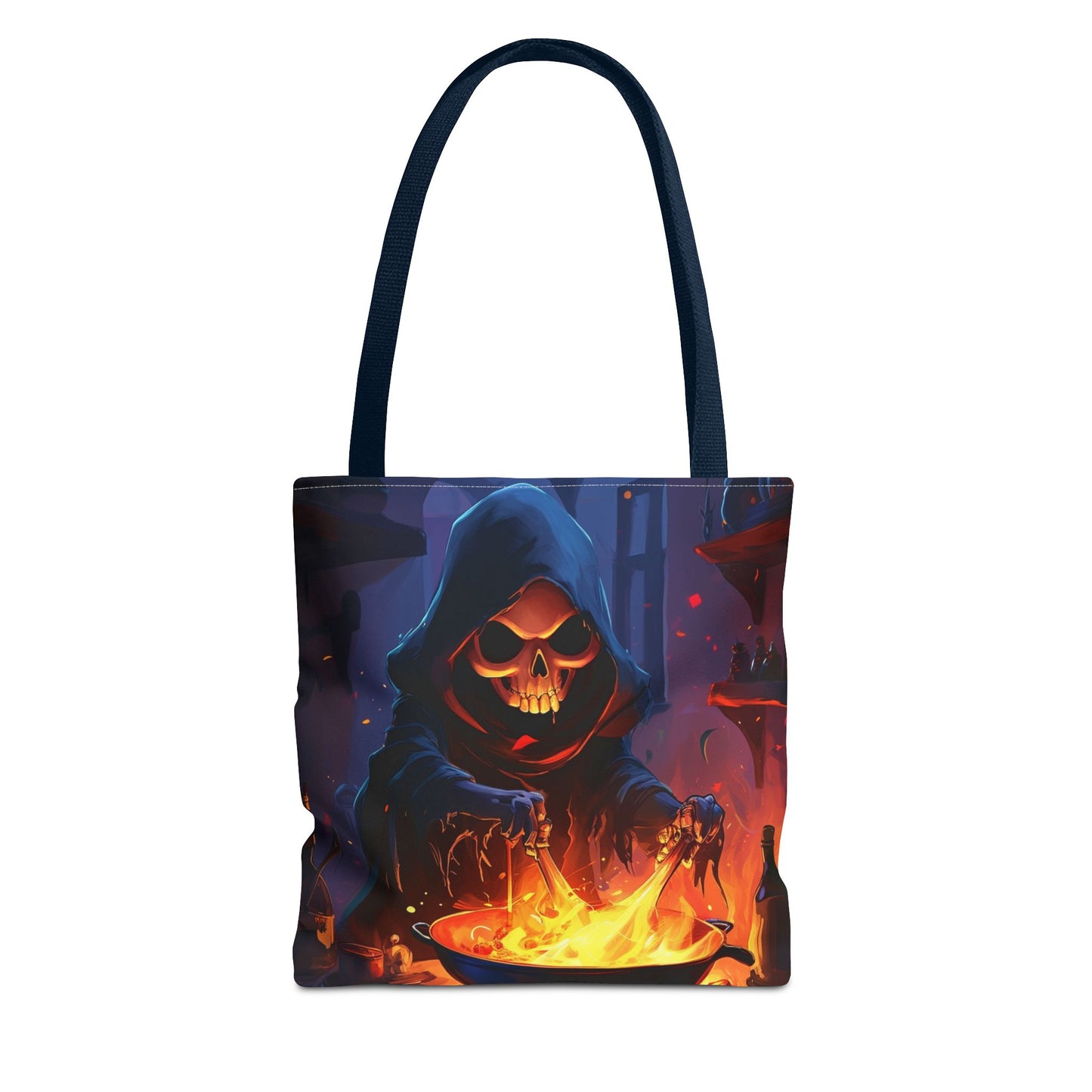 Dark Grim Reaper Cooking Tote Bag (AOP)