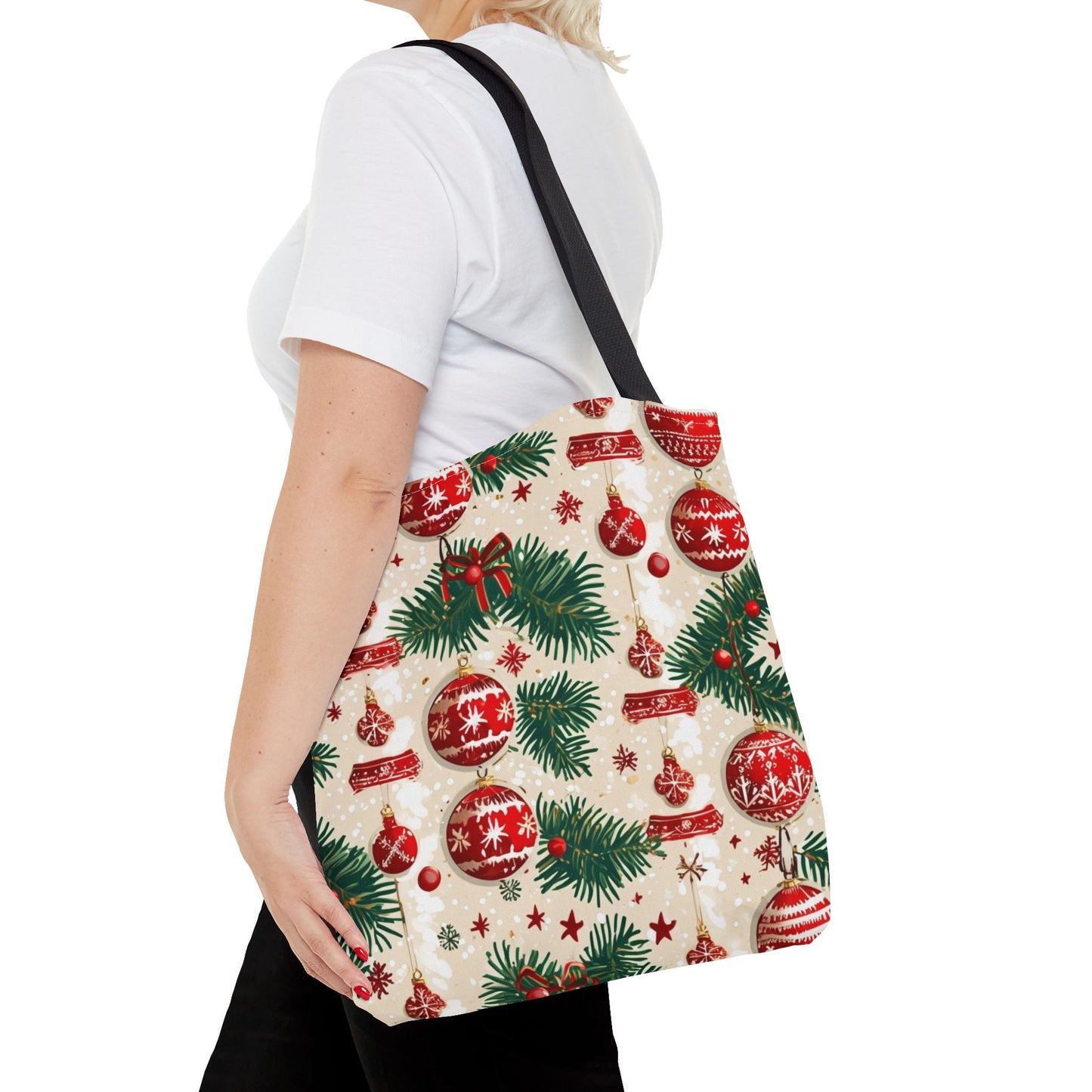 Garland Ornament Pattern Tote Bag (AOP)