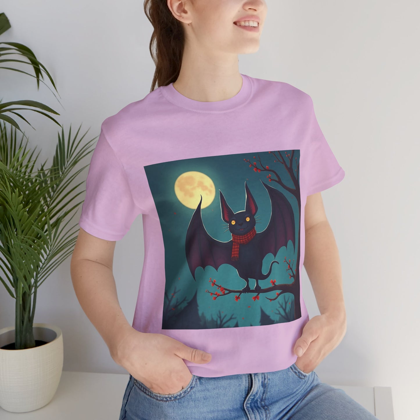 Cute Cold Bat Unisex Jersey Tee