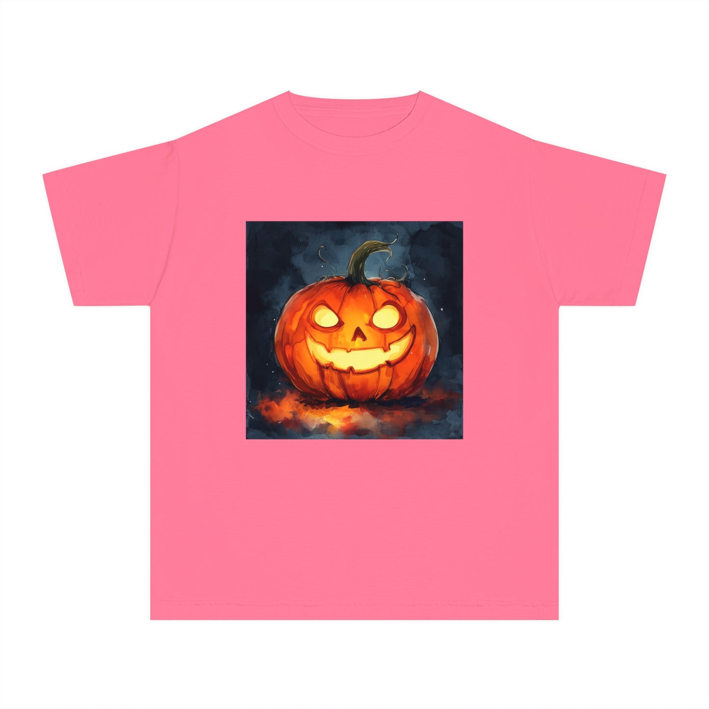 Cute Creepy Jack o' Lantern Youth Midweight Tee