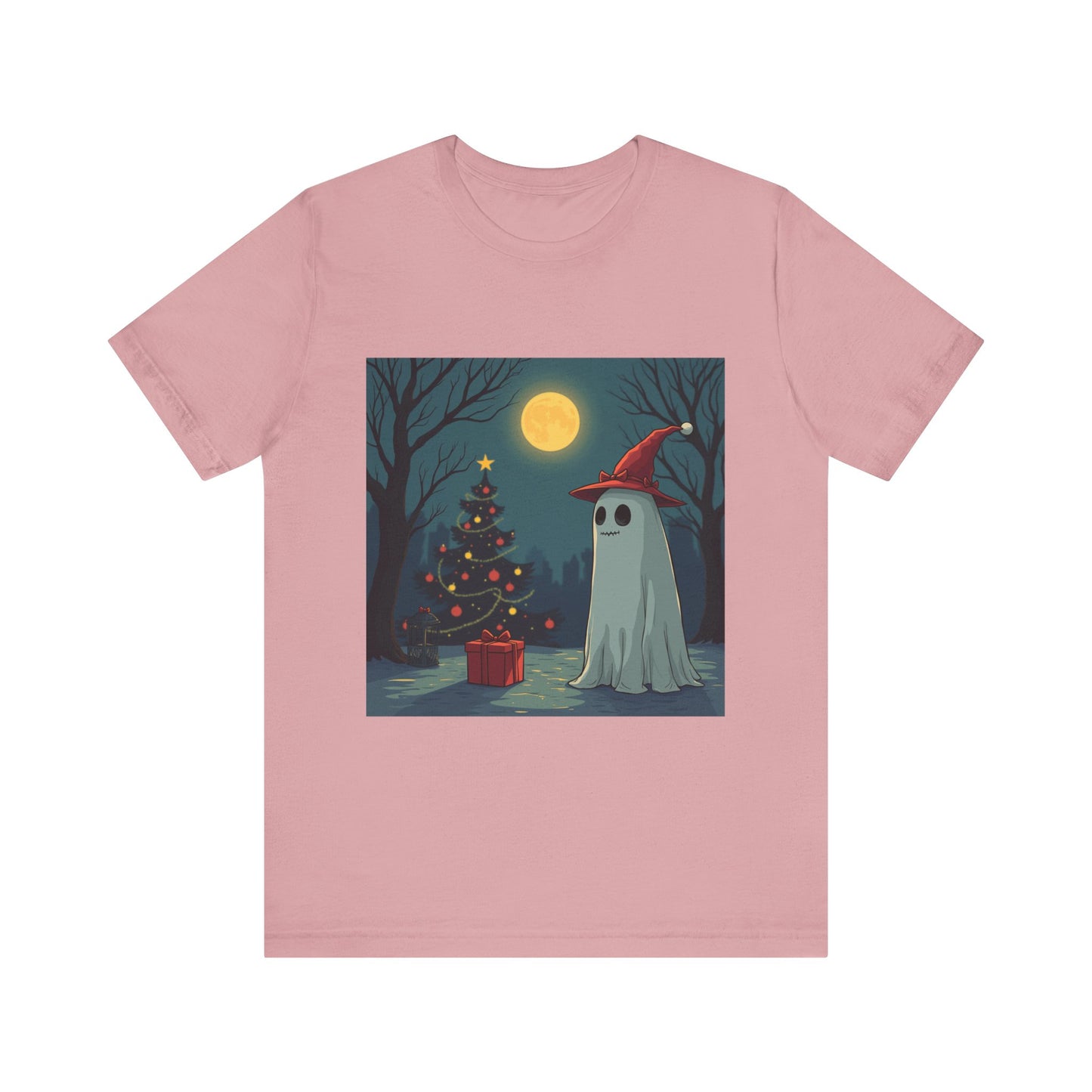 Comic Holiday Ghost Unisex Jersey Tee