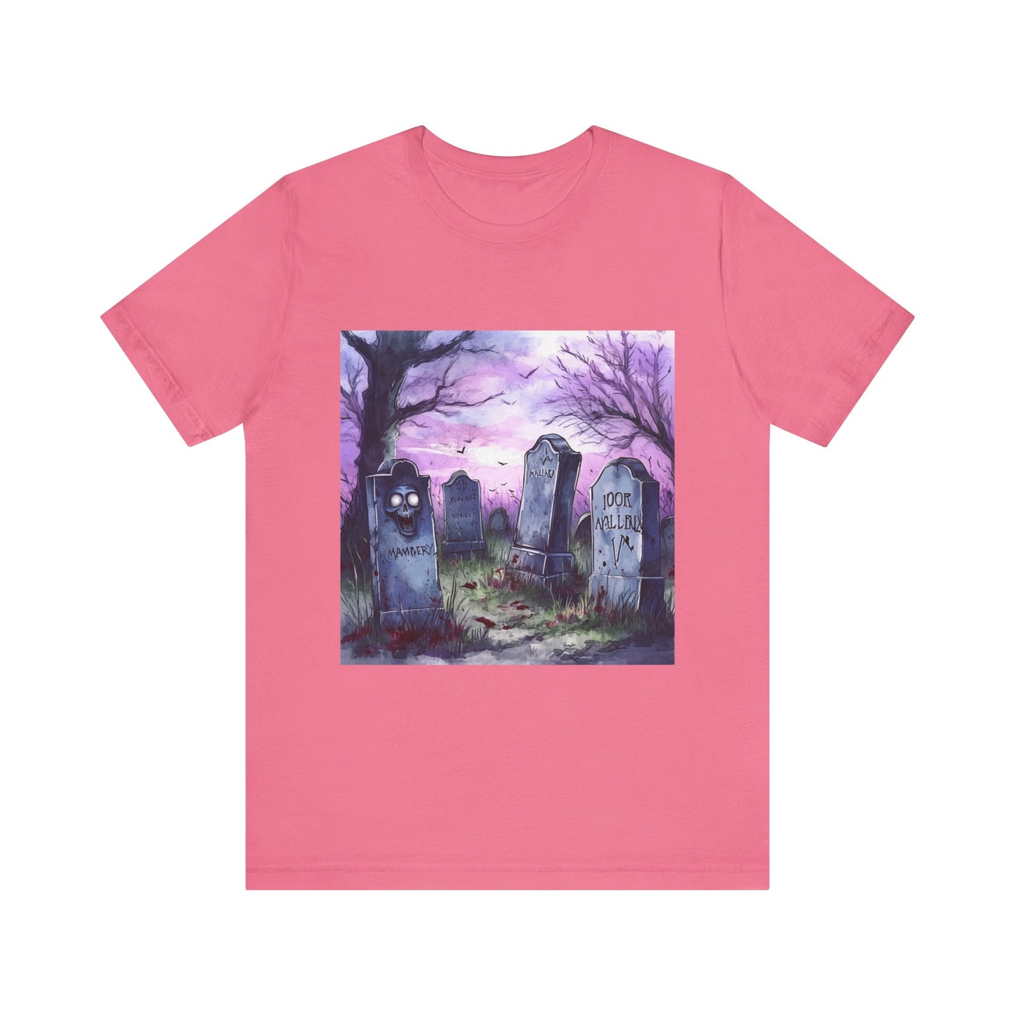 Purple Graveyard Unisex Jersey Short Sleeve Tee