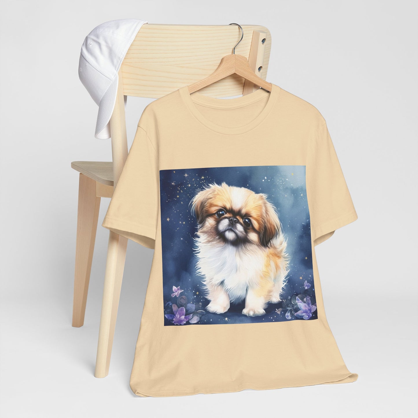 Pekinese Puppy Unisex Jersey Short Sleeve Tee