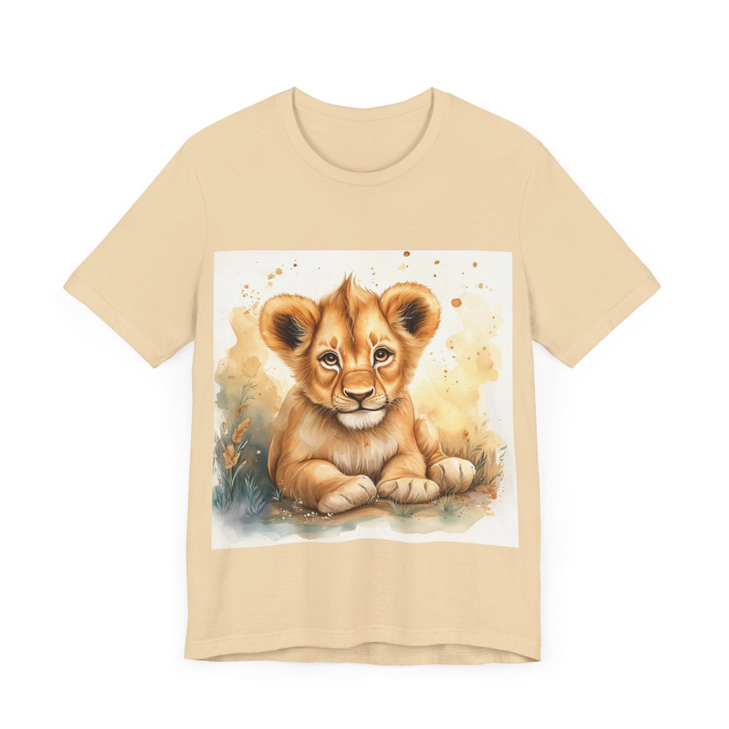 Cute Lion Cub Unisex Jersey Short Sleeve Tee