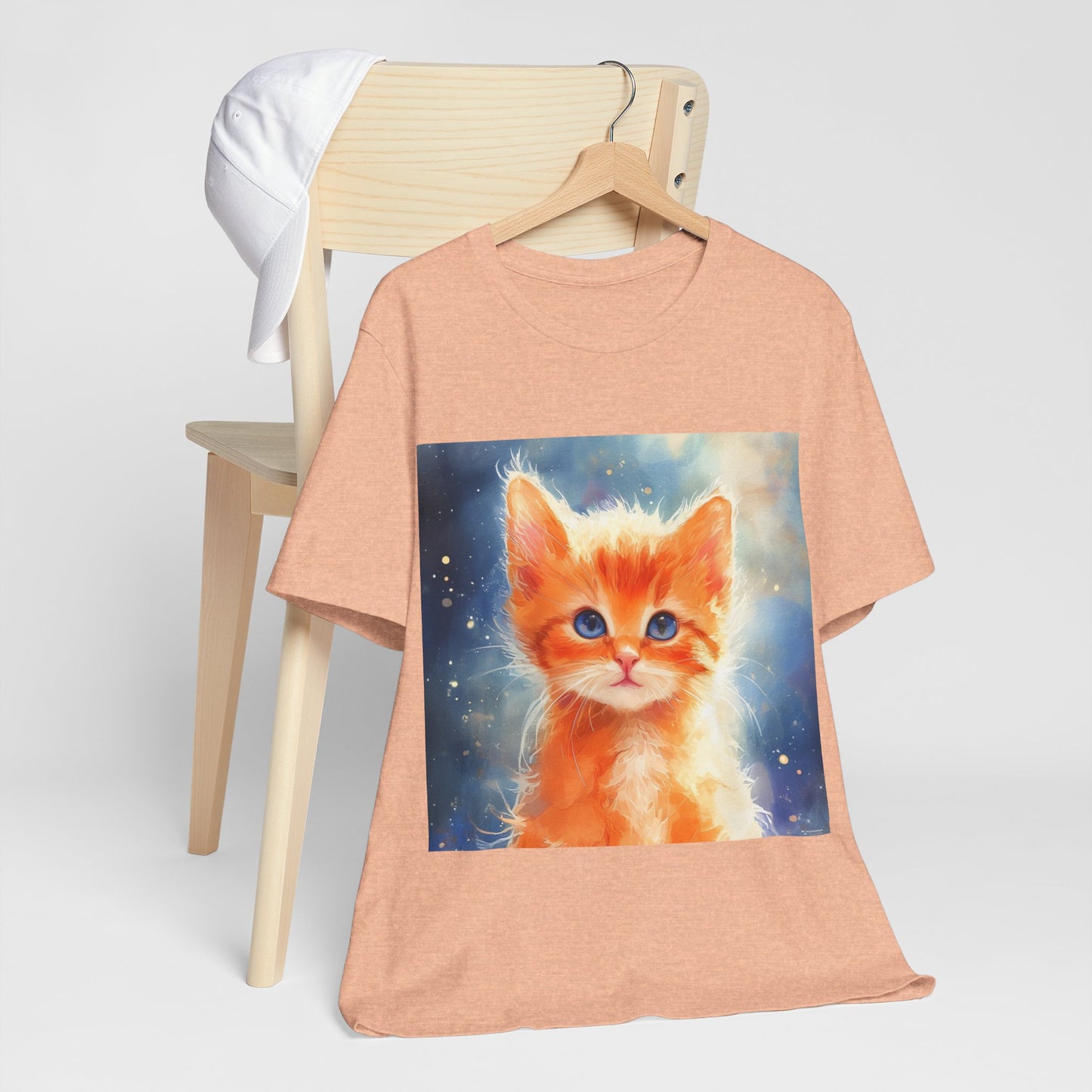 Orange Kitten Unisex Jersey Short Sleeve Tee