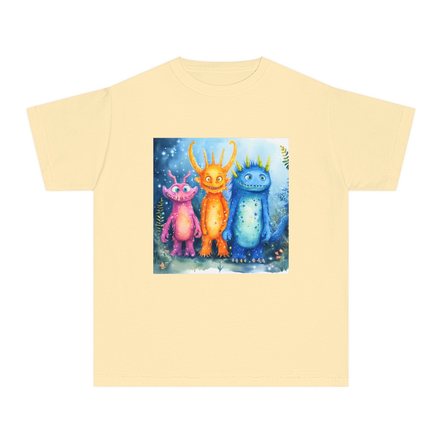 Cute Funny Monsters Youth Midweight Tee