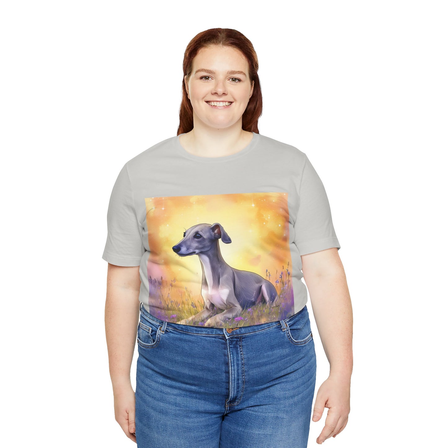 Sunset Greyhound Jersey Short Sleeve Tee