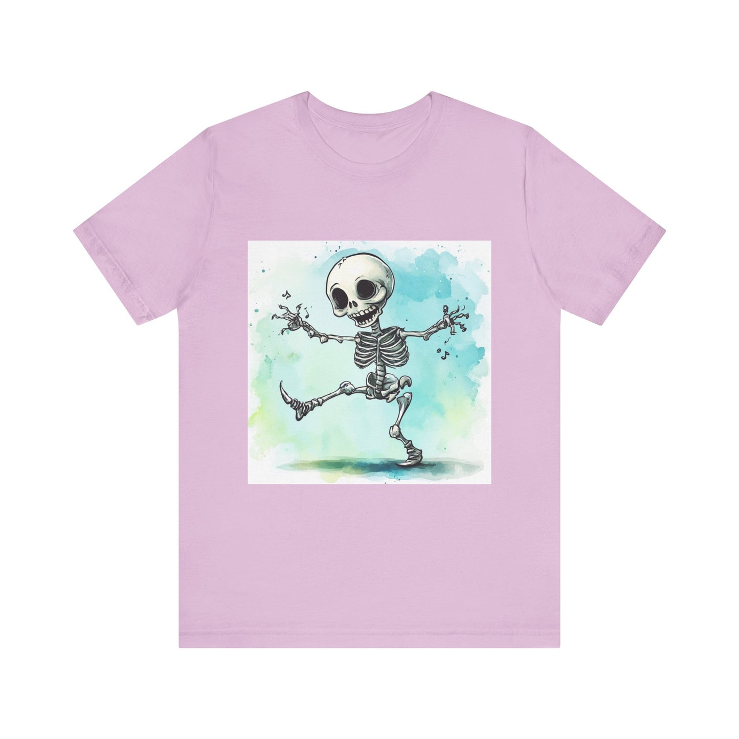 Happy Cute Skeleton Unisex Jersey Short Sleeve Tee