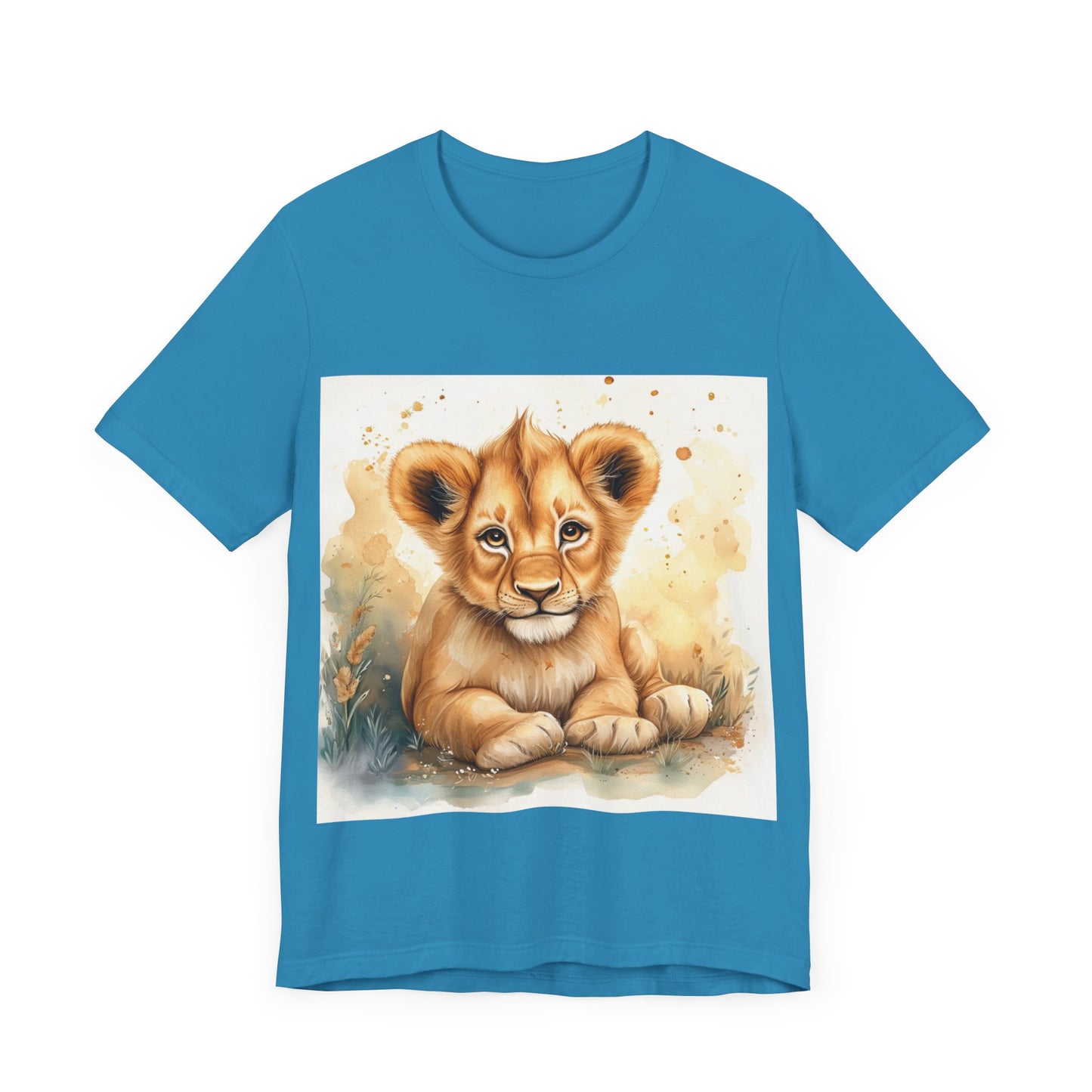 Cute Lion Cub Unisex Jersey Short Sleeve Tee