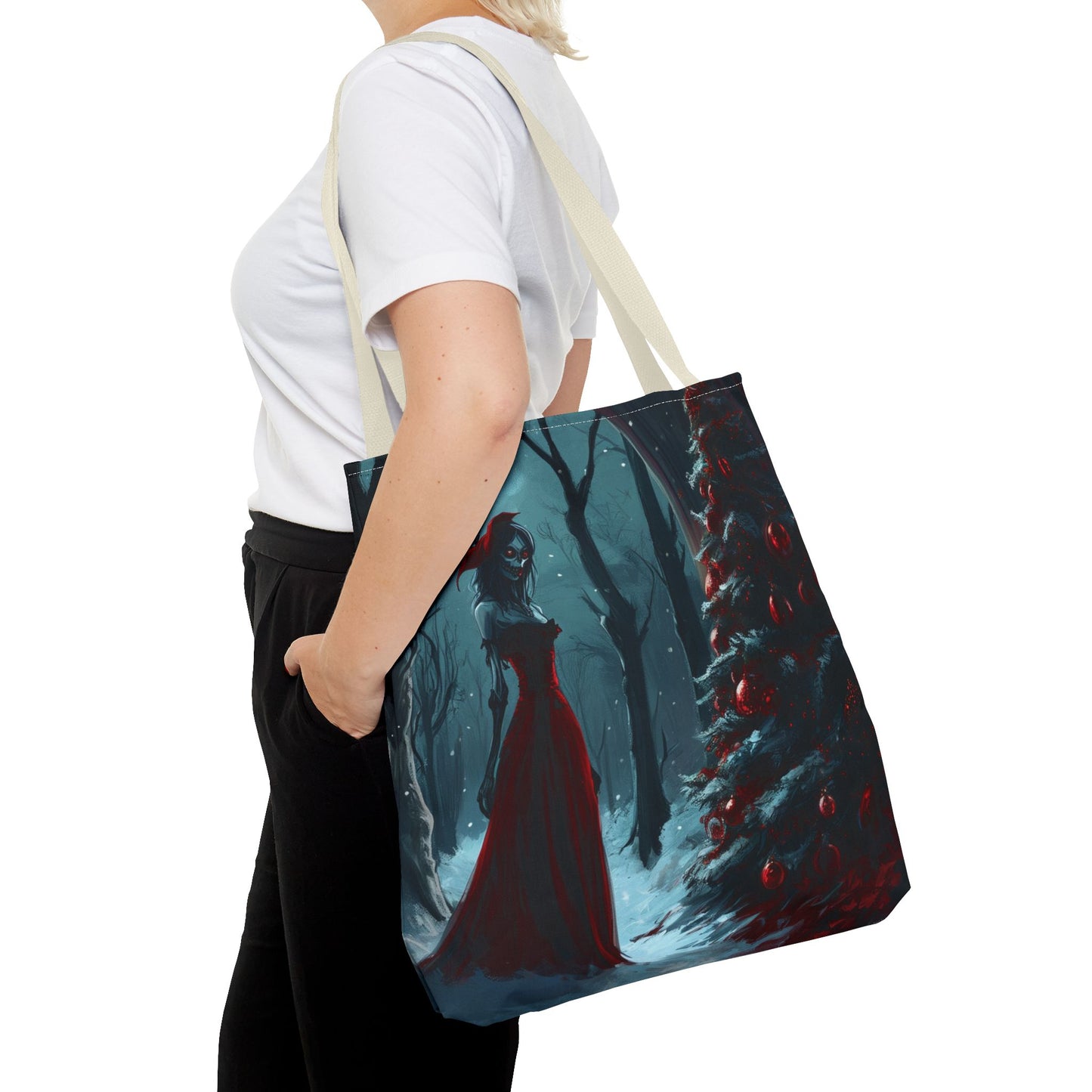 Hair-Raising Holiday Tote Bag (AOP)