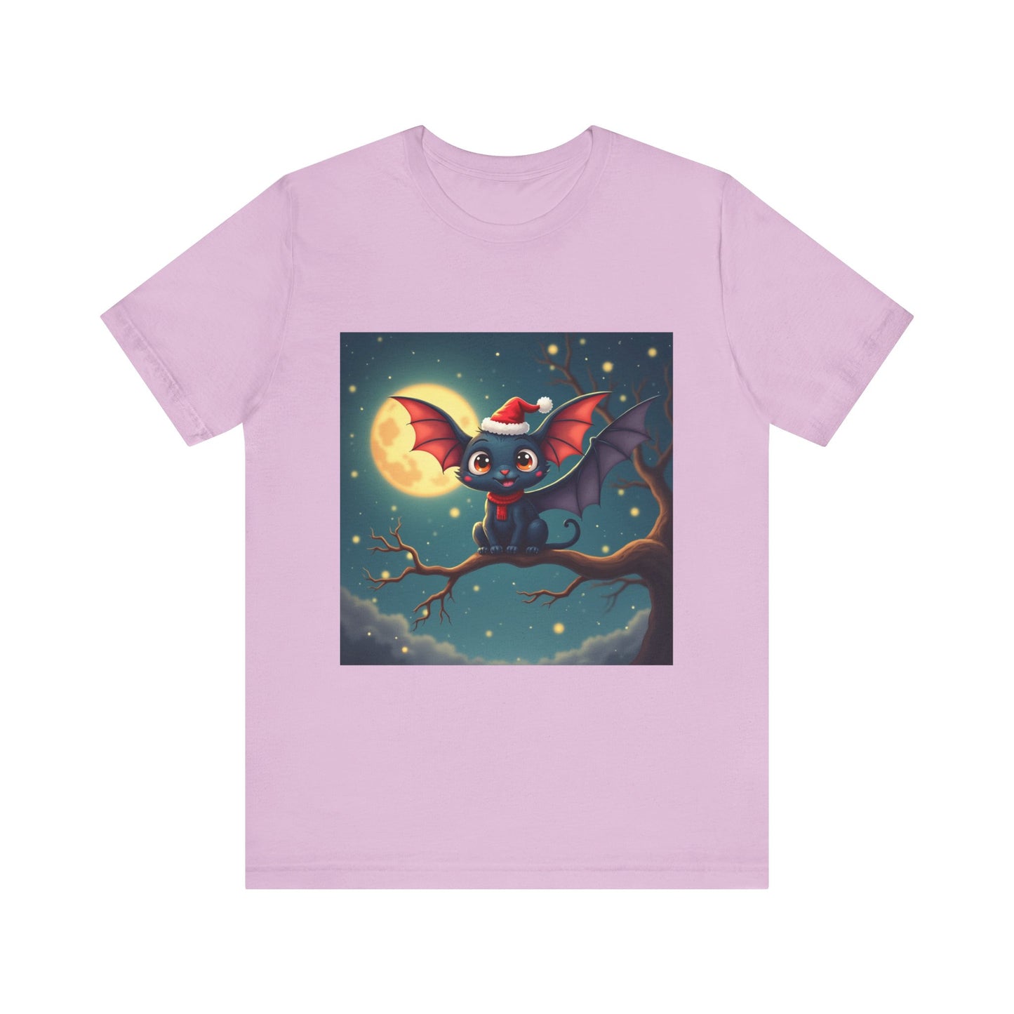 Adorable Festive Winter Bat Unisex Jersey Tee