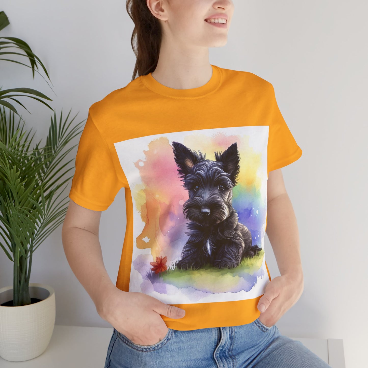 Scottish Terrier Unisex Jersey Short Sleeve Tee