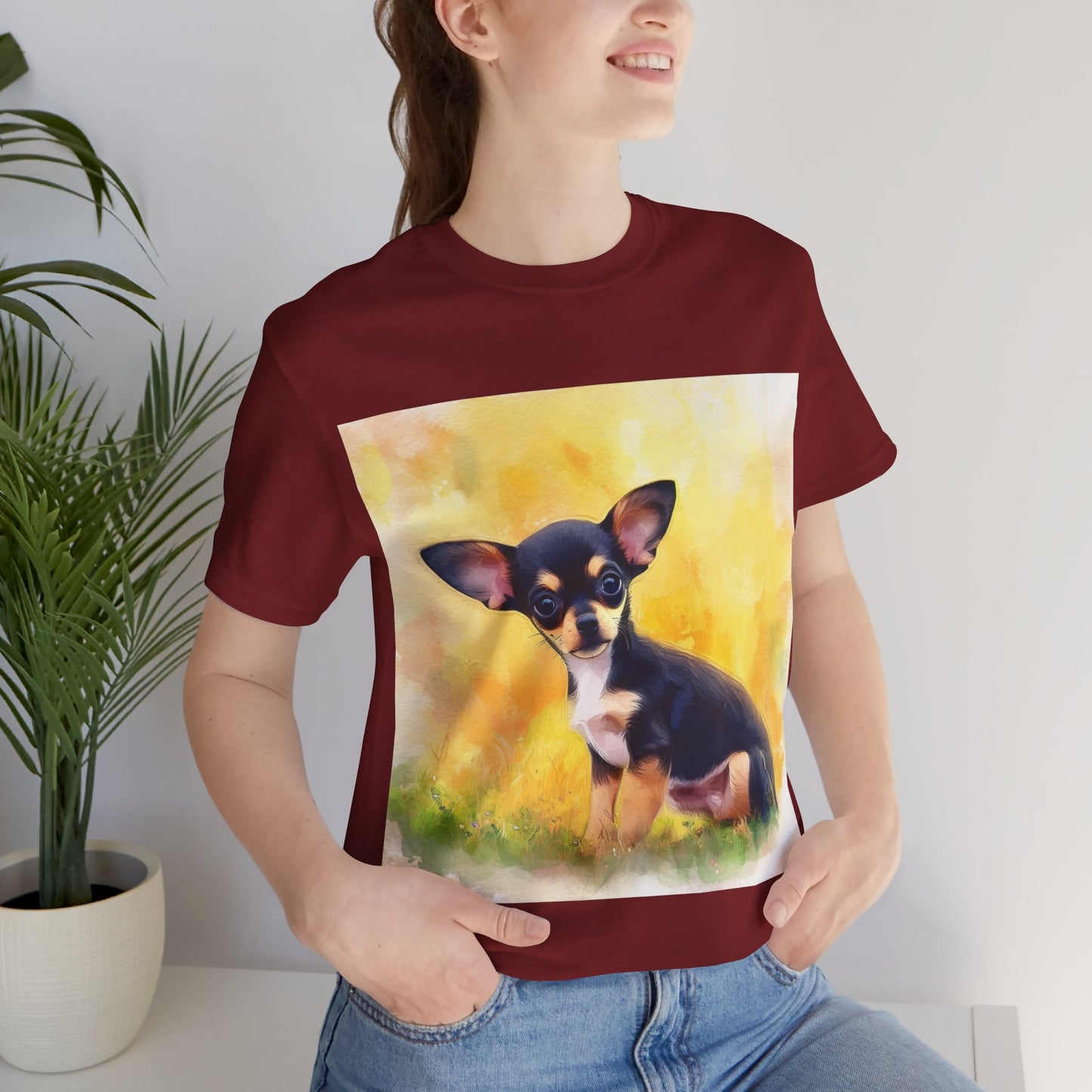 Chihuahua Unisex Jersey Short Sleeve Tee