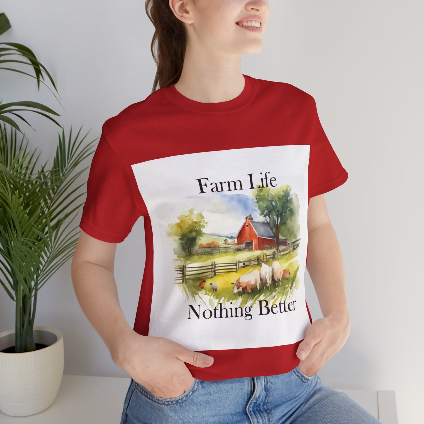 Farm Life Unisex Jersey Short Sleeve Tee