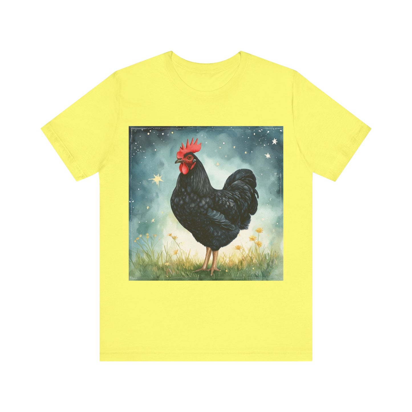 Black Chicken Unisex Jersey Short Sleeve Tee