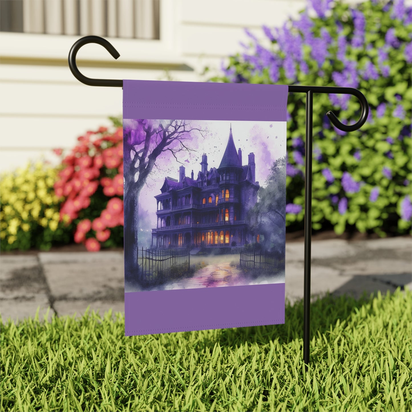 Haunted House Garden & House Banner