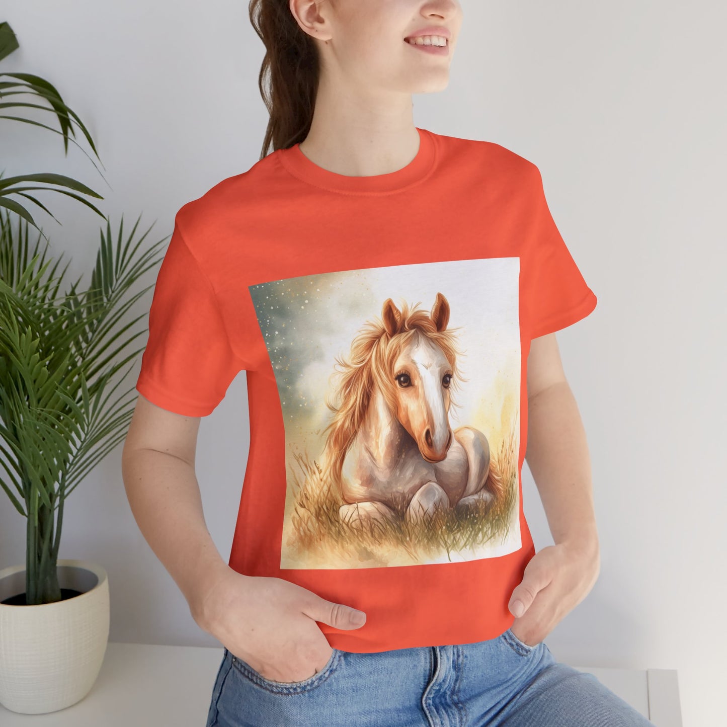 Palamino Horse Unisex Jersey Short Sleeve Tee