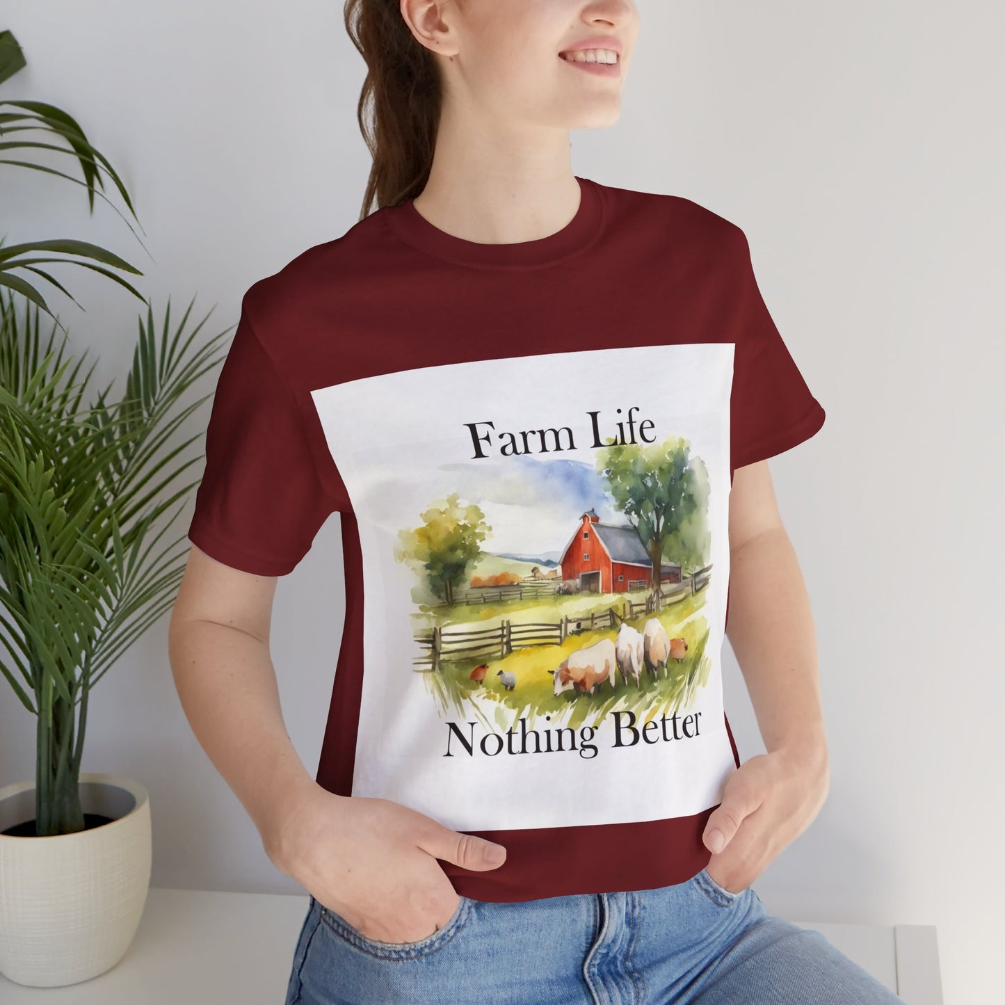 Farm Life Unisex Jersey Short Sleeve Tee