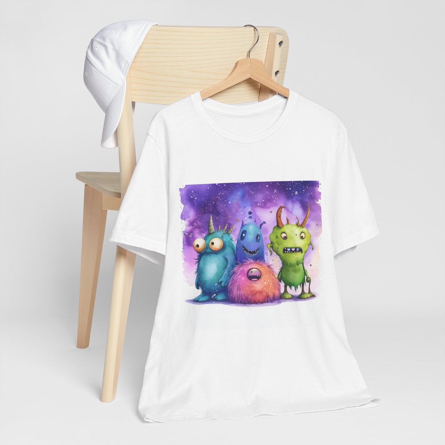 Cartoon Movie Monsters Unisex Jersey Short Sleeve Tee