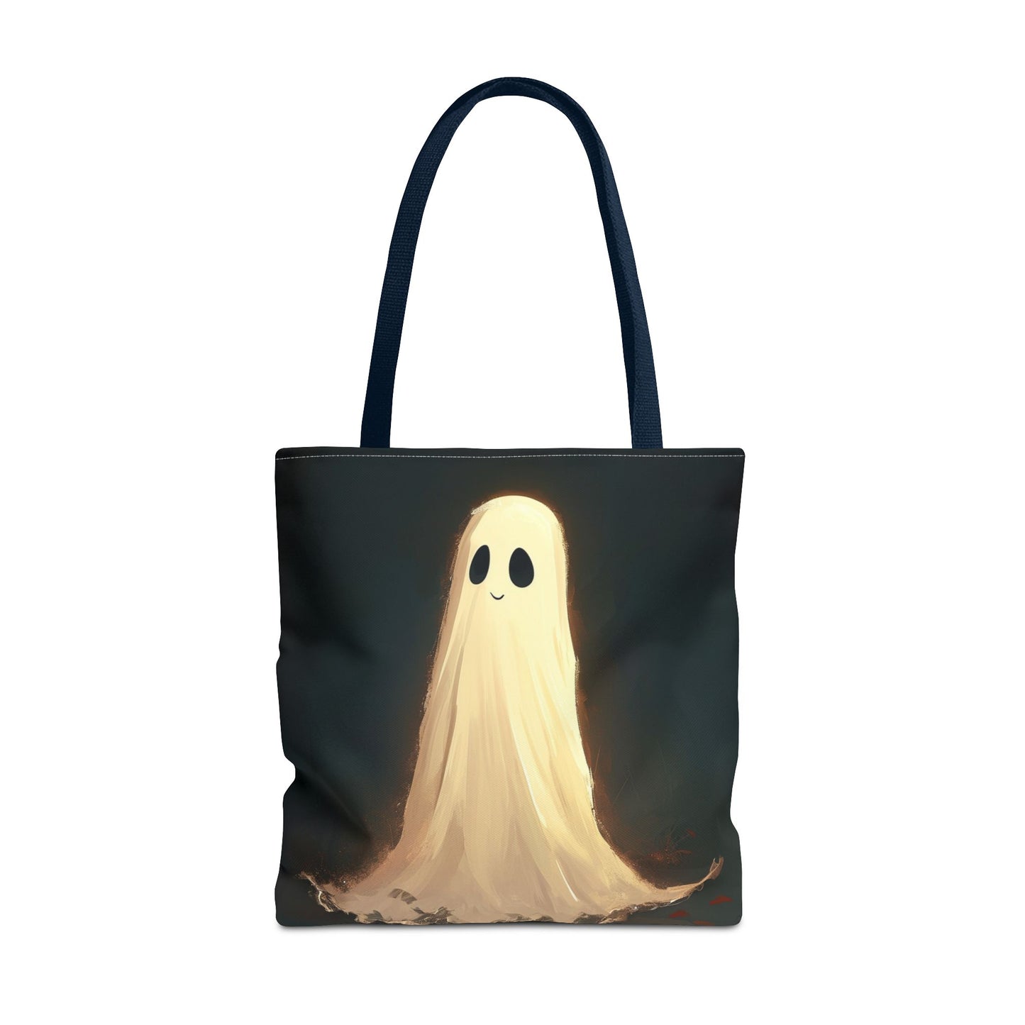 Happy Spooky Ghost Tote Bag (AOP)