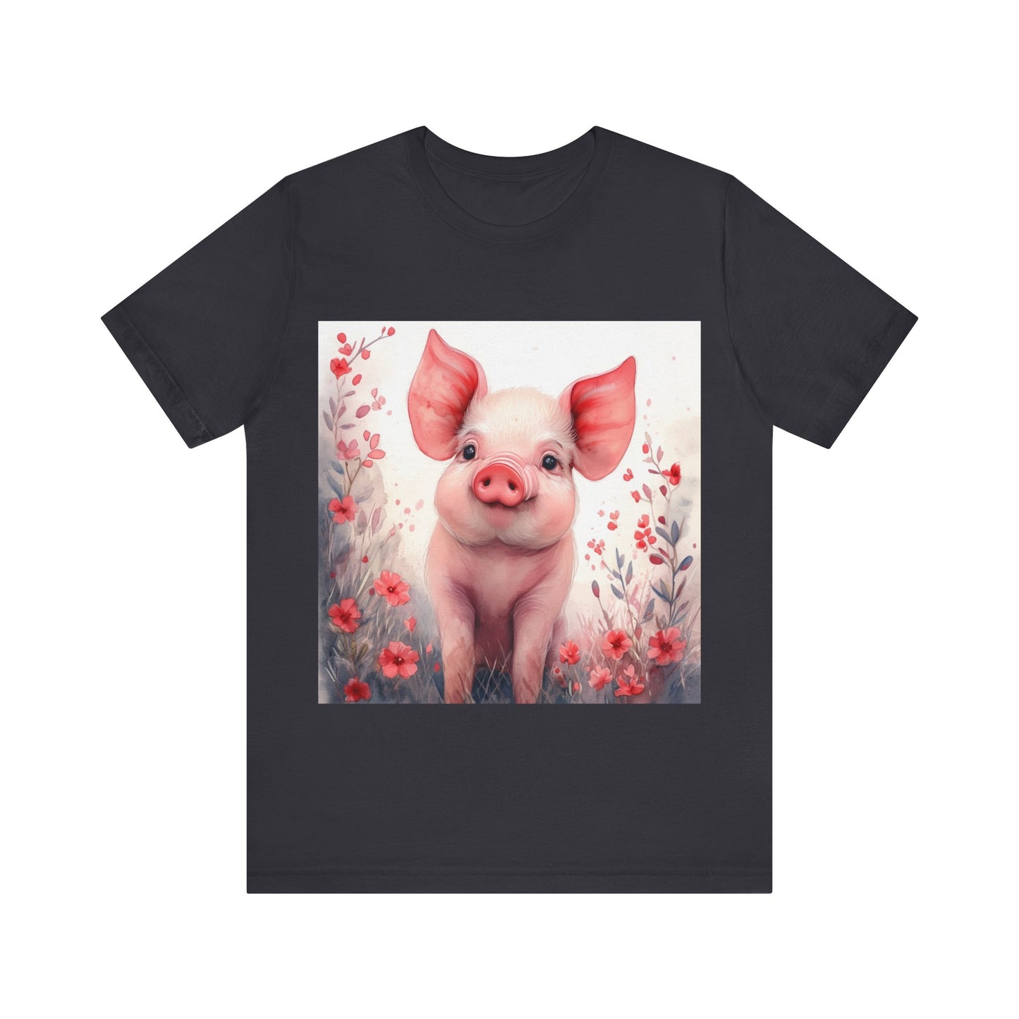 Cute Piglet Unisex Jersey Short Sleeve Tee