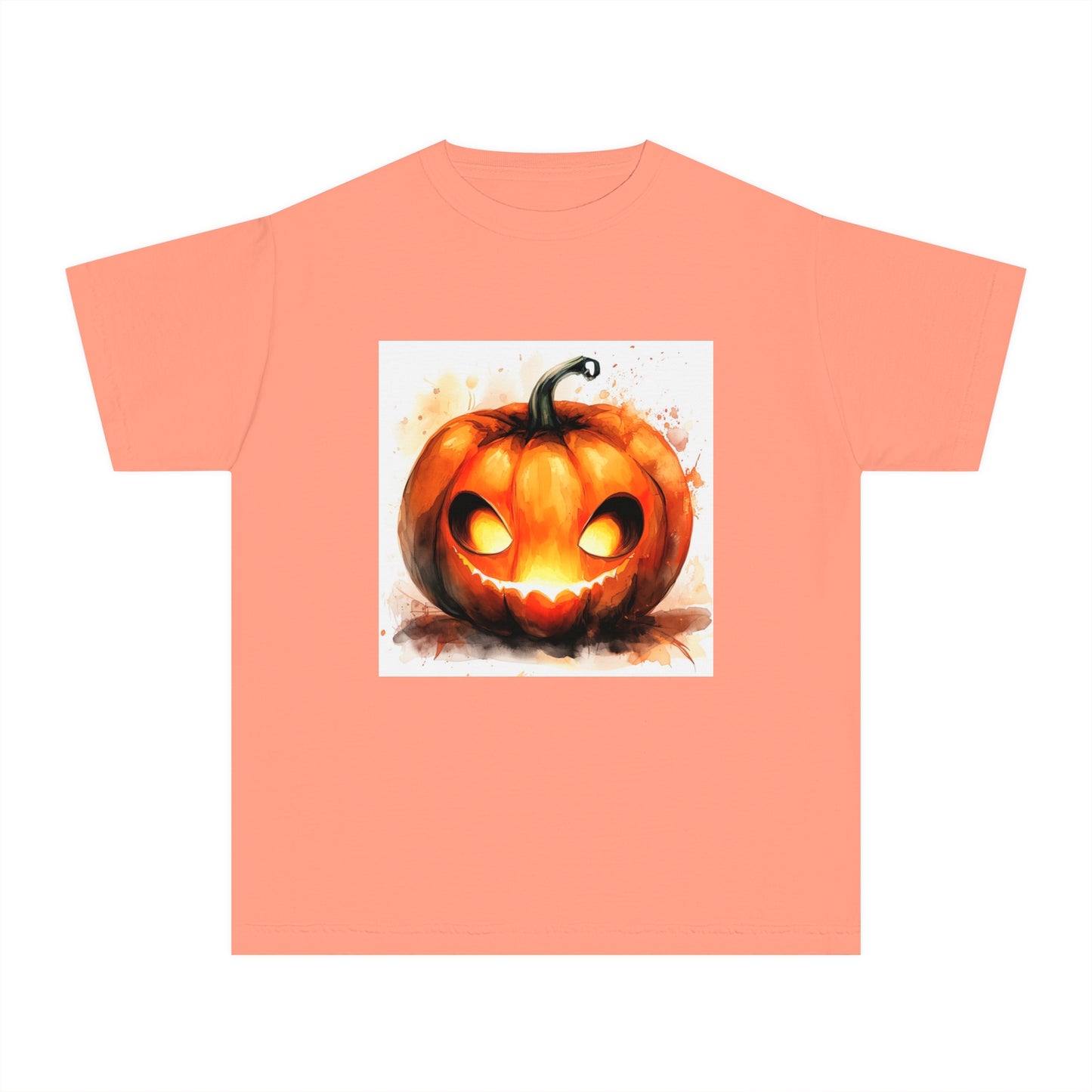 Cute Happy Jack o' Lantern Youth Midweight Tee