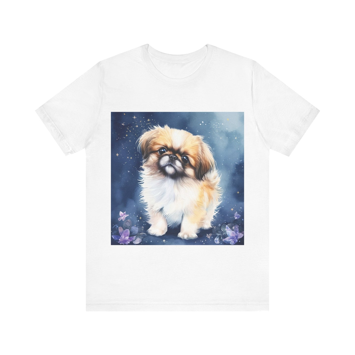 Pekinese Puppy Unisex Jersey Short Sleeve Tee