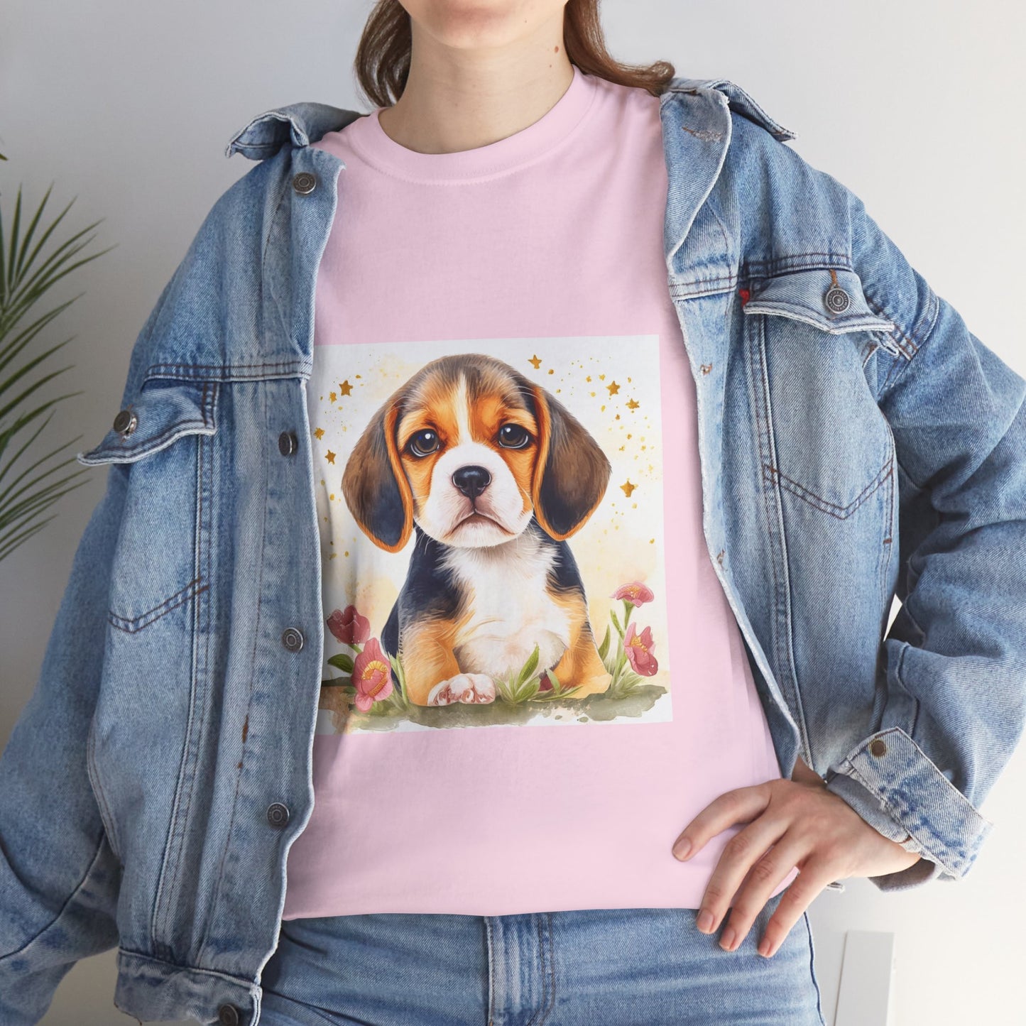 Beagle Puppy Unisex Heavy Cotton Tee