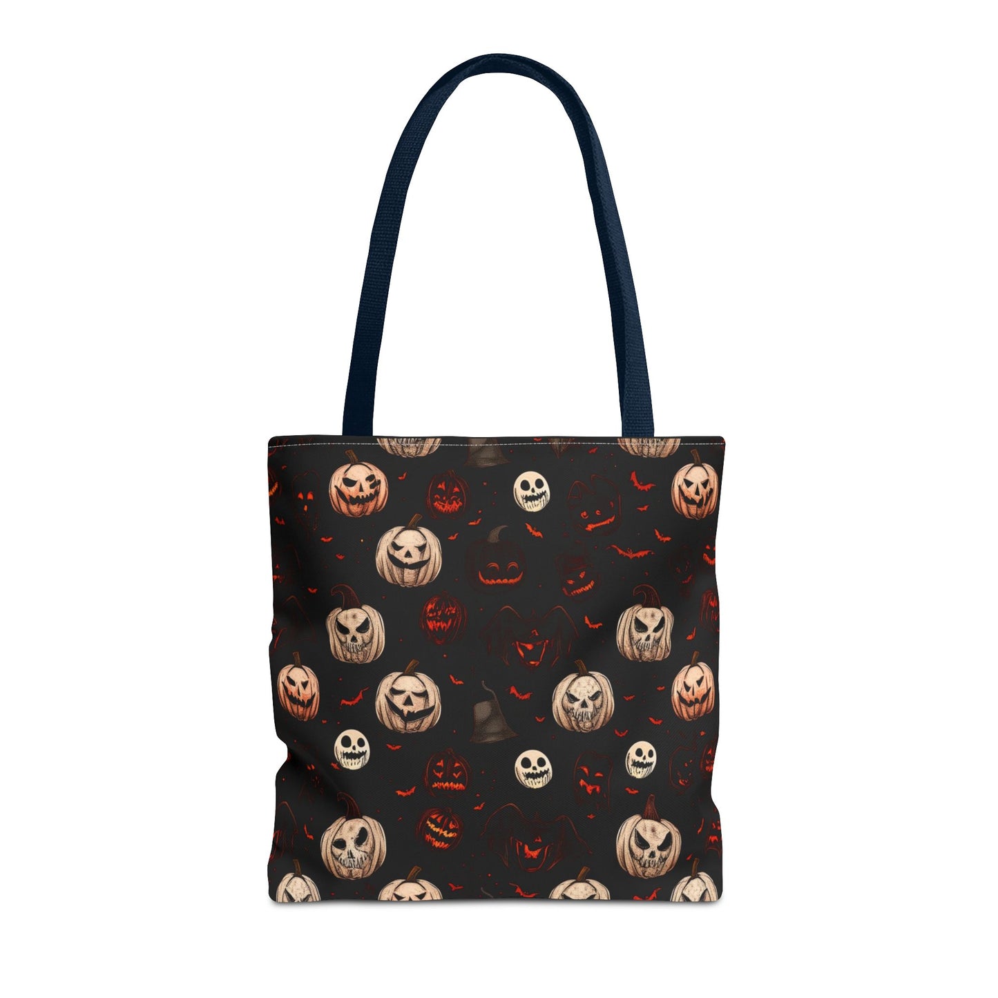 Spooky Halloween Pattern Tote Bag (AOP)