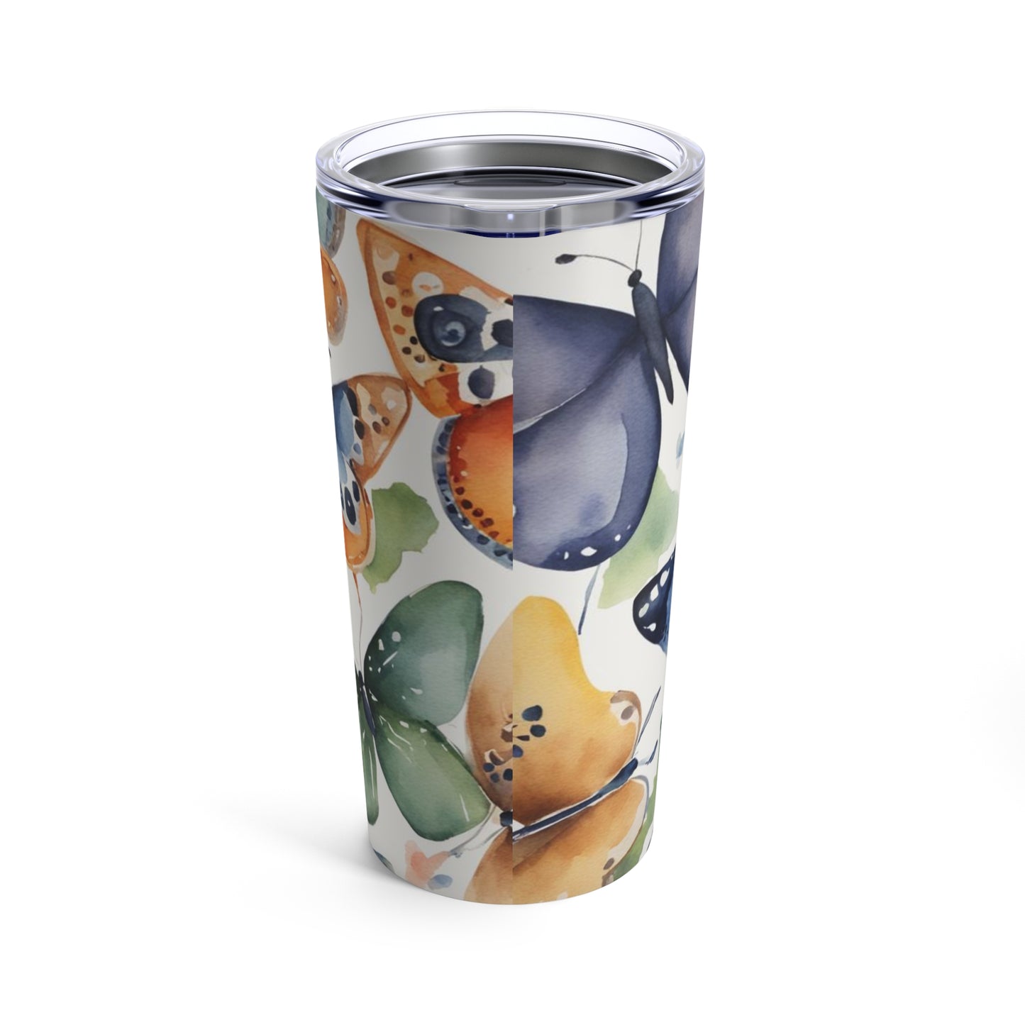 Watercolor Butterfly Tumbler 20oz