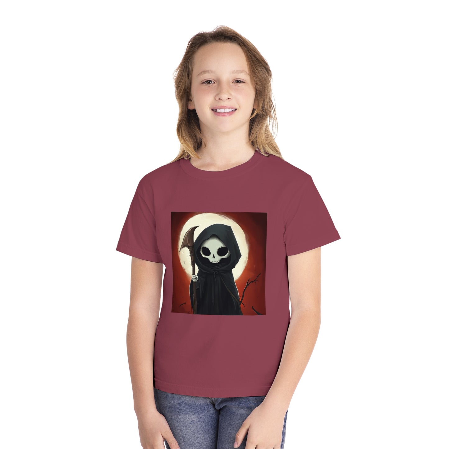 Cute Grim Reaper Youth Midweight Tee