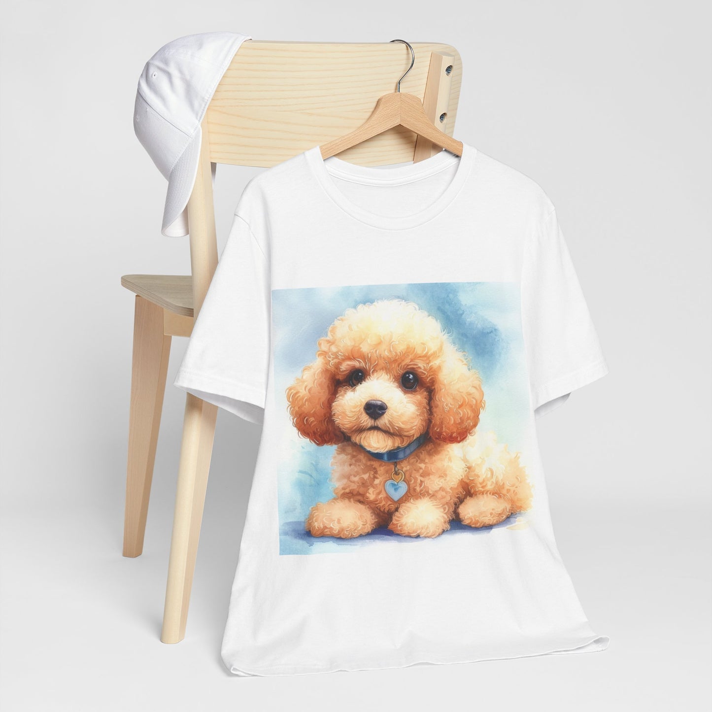 Poodle Puppy Unisex Jersey Short Sleeve Tee