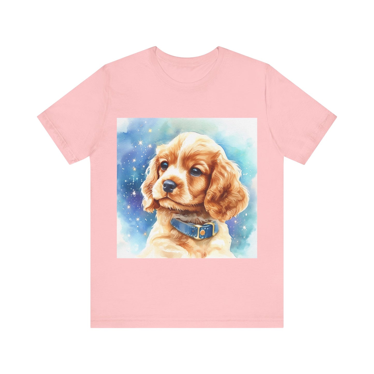 Starry Cocker Spaniel Unisex Jersey Short Sleeve Tee