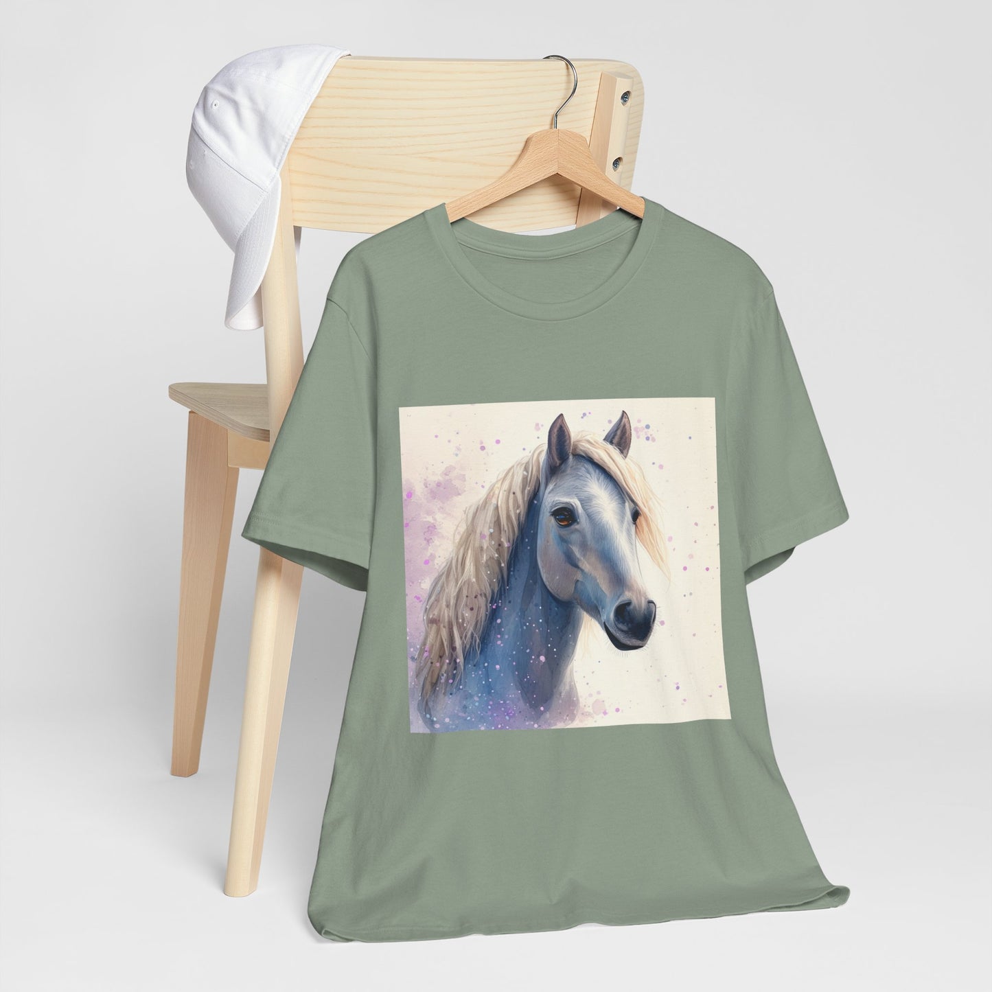 Baby White Horse Unisex Jersey Short Sleeve Tee