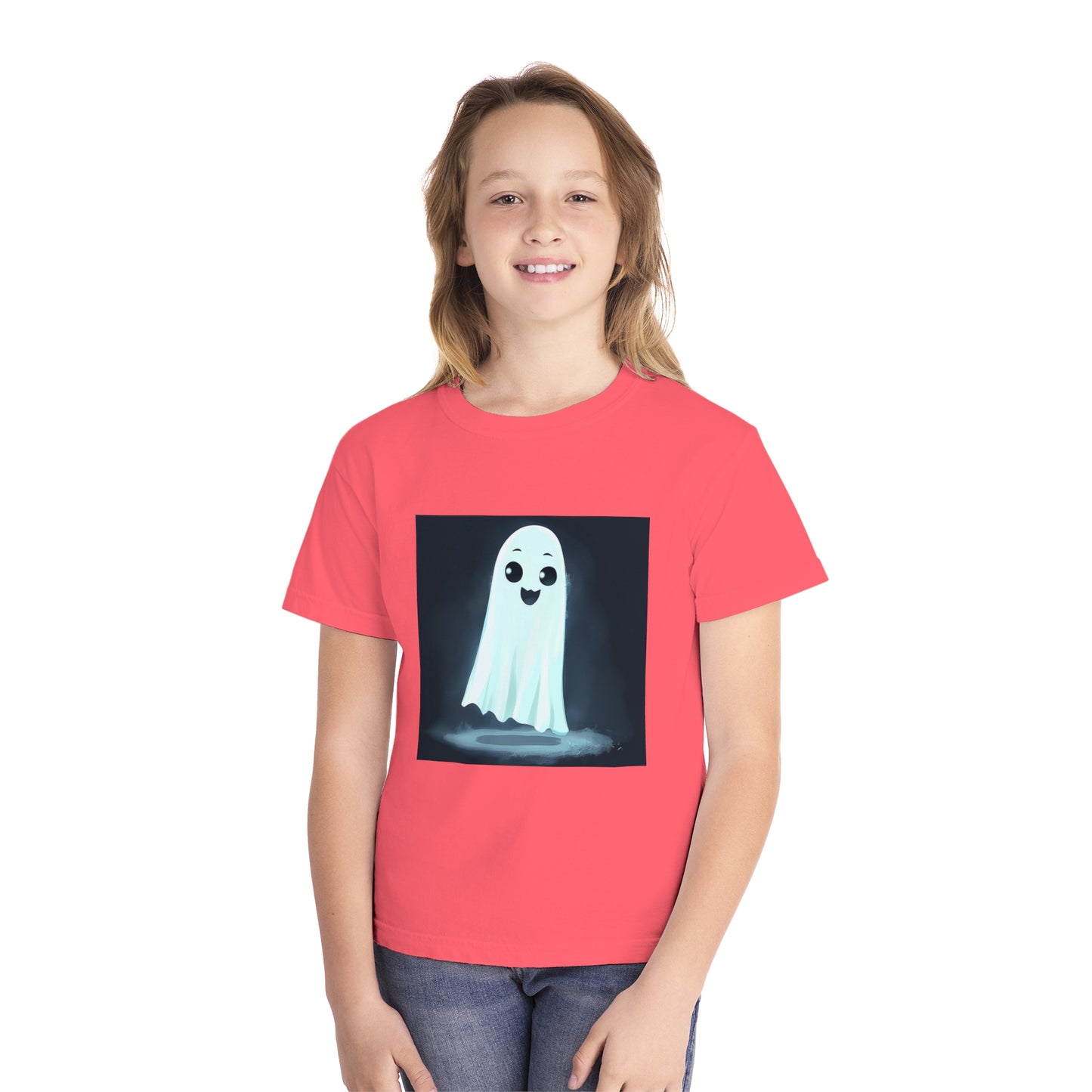 Cute Haunting Ghost Youth Midweight Tee